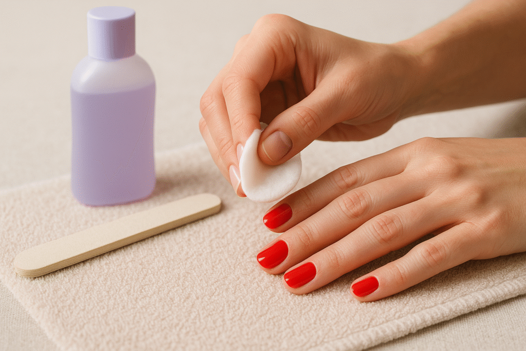 how to remove the nail polish in 2025