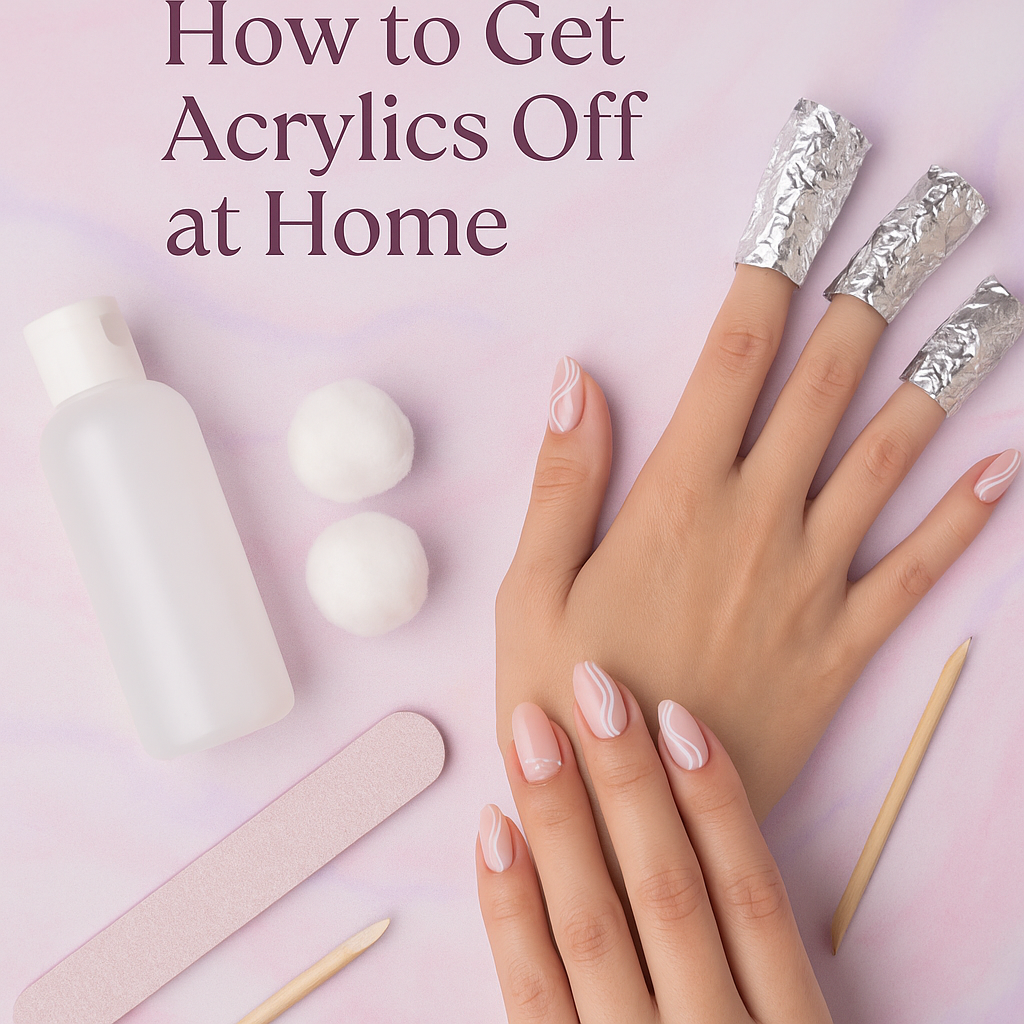 How to get acrylics off at home