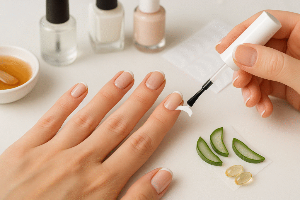 how to do french nails at home