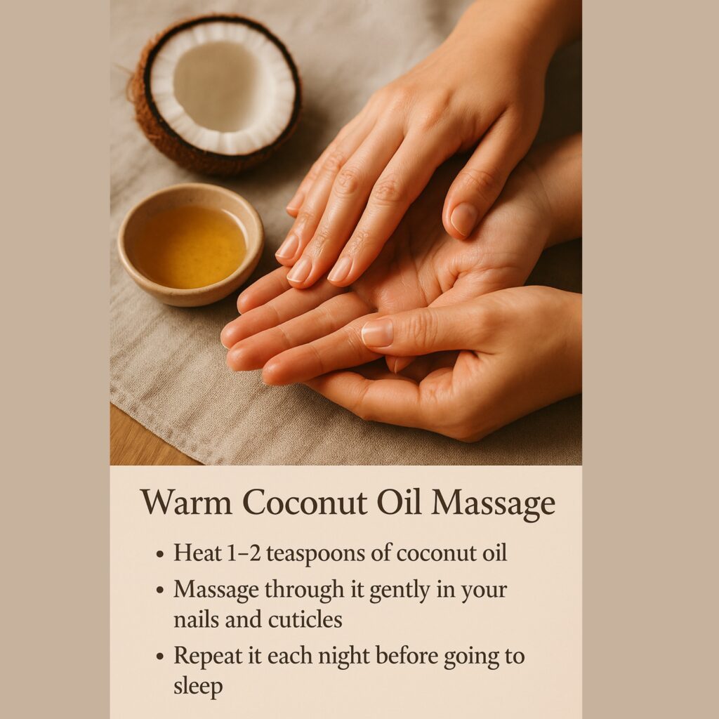 how to take care of nails home remedies