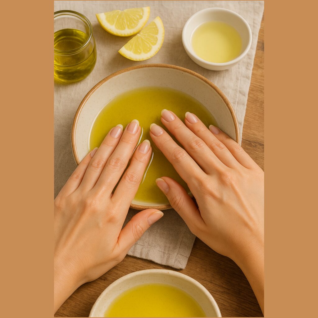 how to take care of nails home remedies