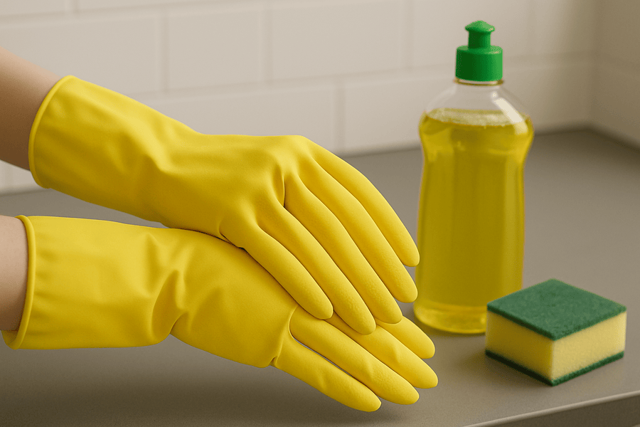 how to maintain long nails clean